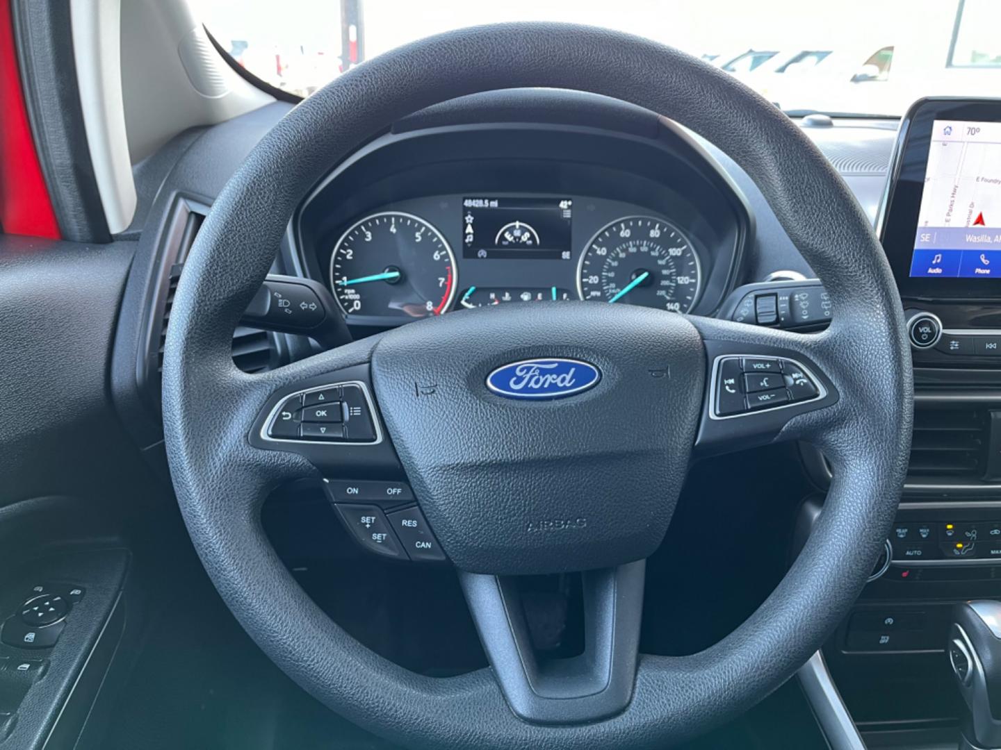 2021 Red /Black Ford EcoSport (MAJ6S3GL3MC) , located at 1960 Industrial Drive, Wasilla, 99654, (907) 274-2277, 61.573475, -149.400146 - Photo#16